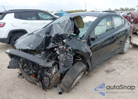 2019 Hyundai Elantra Se z USA, uszkodzony, nr VIN 5NPD74LF1KH437693